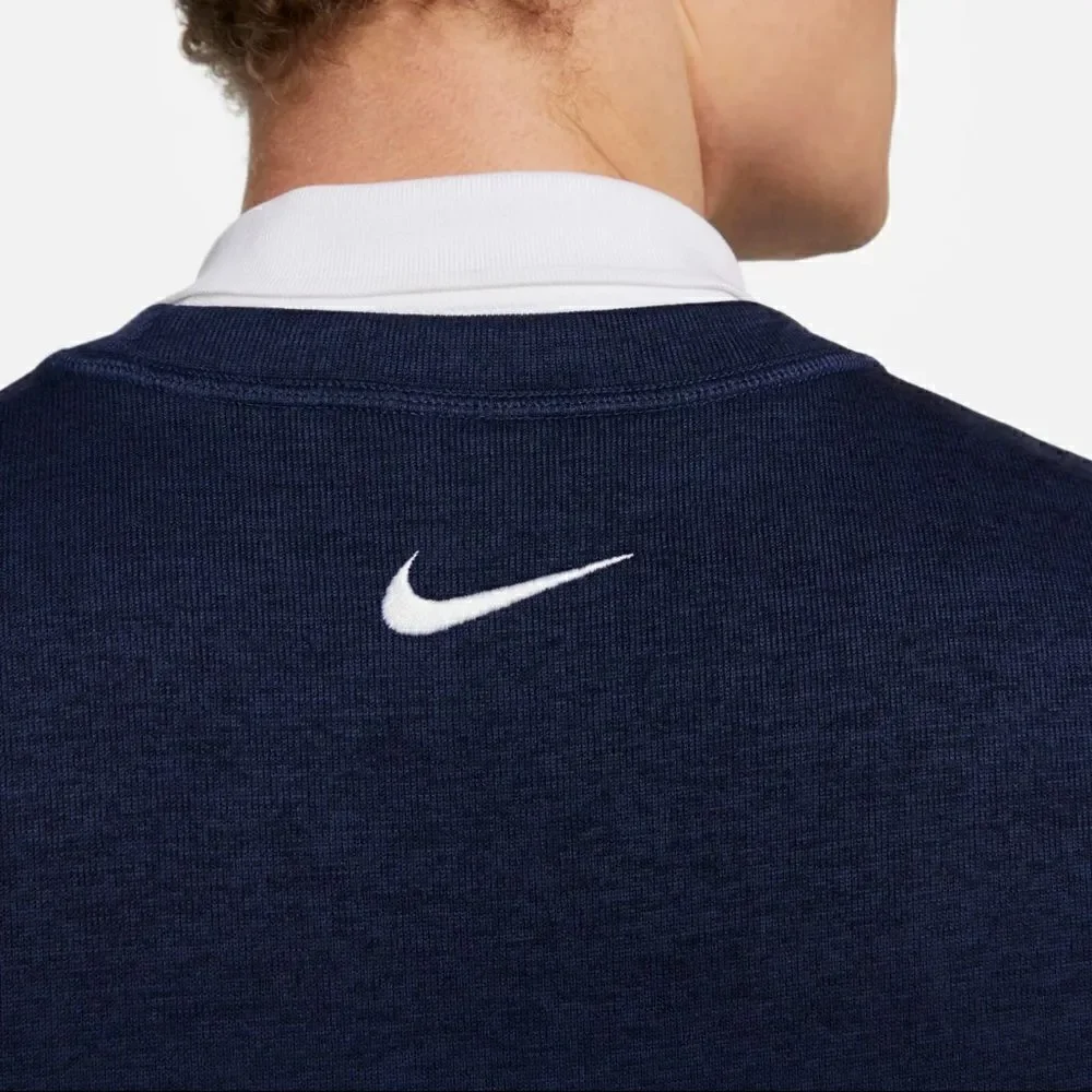 Nike  Dri-Fit Tour Golf Vest Sweater Round Neck Navy